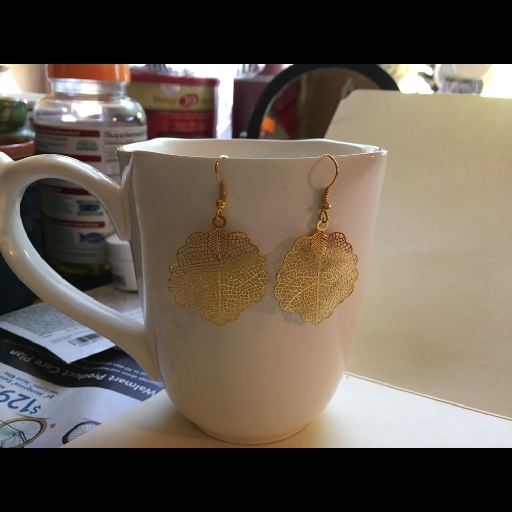 Filigree earrings, delicate in details